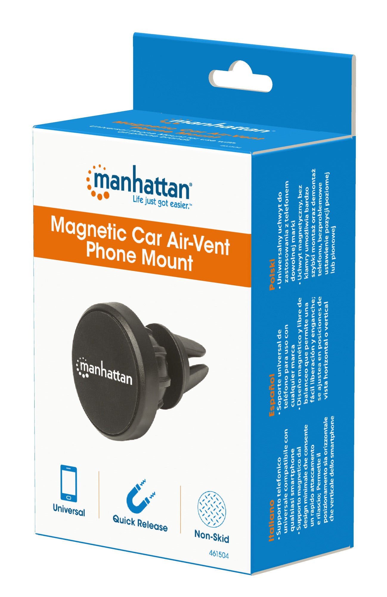 Kfz-Halterung mit Magnetpad für Smartphones  Packaging Image 2