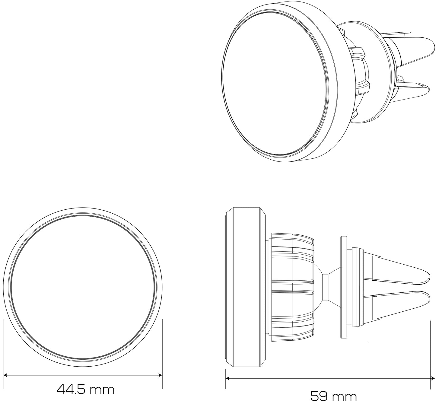 Kfz-Halterung mit Magnetpad für Smartphones  Image 9