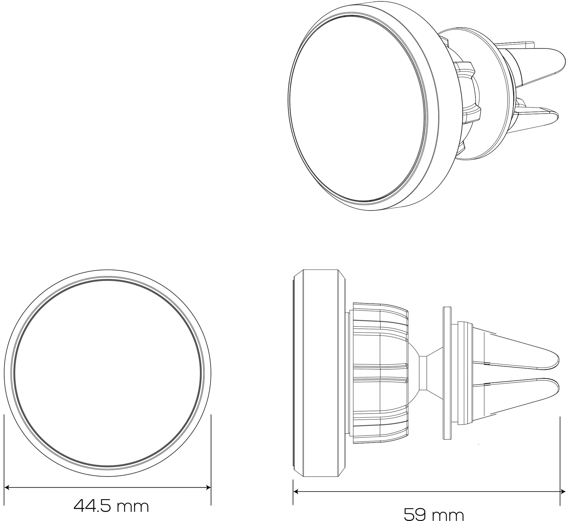 Kfz-Halterung mit Magnetpad für Smartphones  Image 9