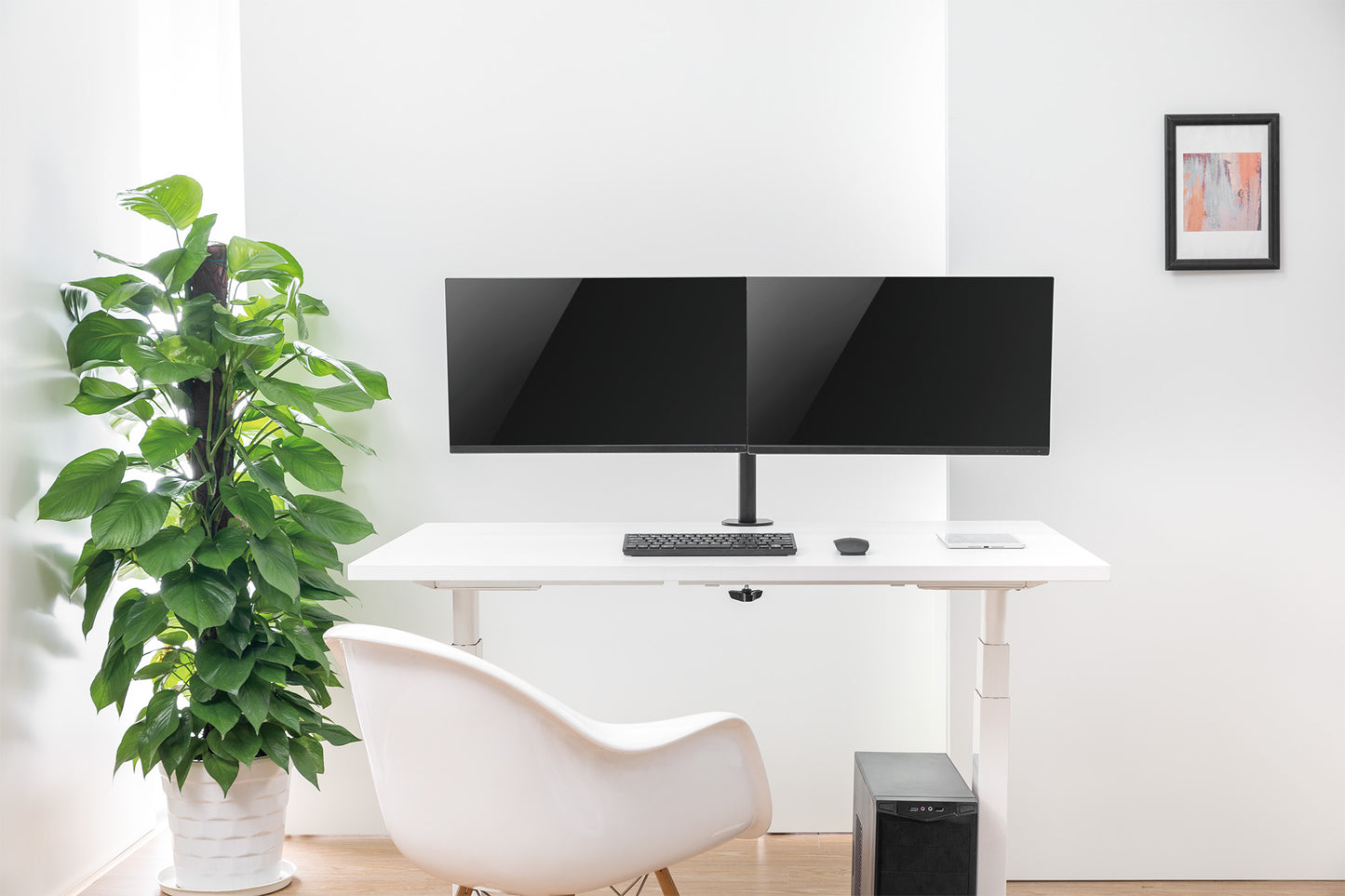 Tischhalterung für zwei Monitore von 13 bis 32 Zoll Image 11