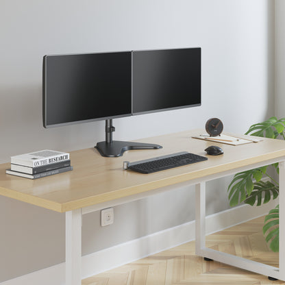 Tischhalterung mit Standfuß für zwei Monitore von 17 bis 32 Zoll Image 9