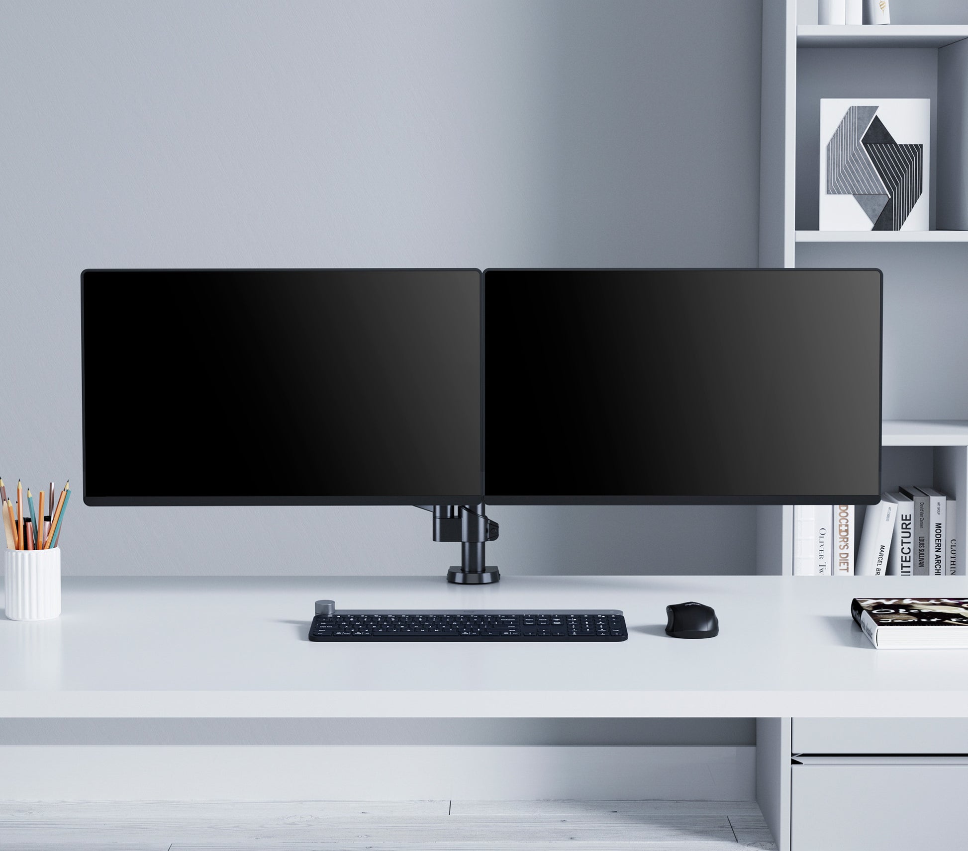 Tischhalterung für zwei Monitore von 17 bis 32 Zoll Image 10