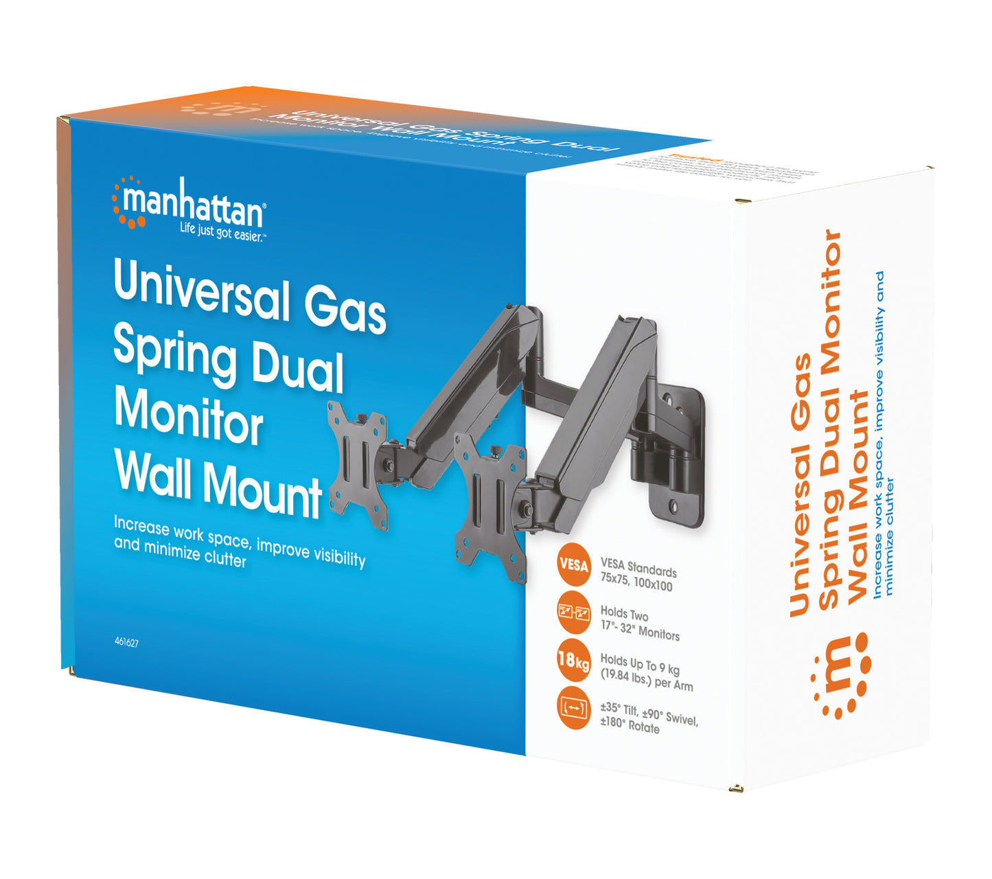 Wandhalterung für zwei Monitore von 17 bis 32 Zoll Packaging Image 2