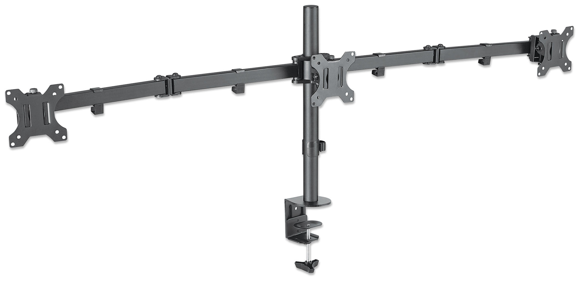Tischhalterung für drei Monitore von 13 bis 27 Zoll Image 4