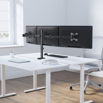 Tischhalterung für drei Monitore von 13 bis 27 Zoll Image 9