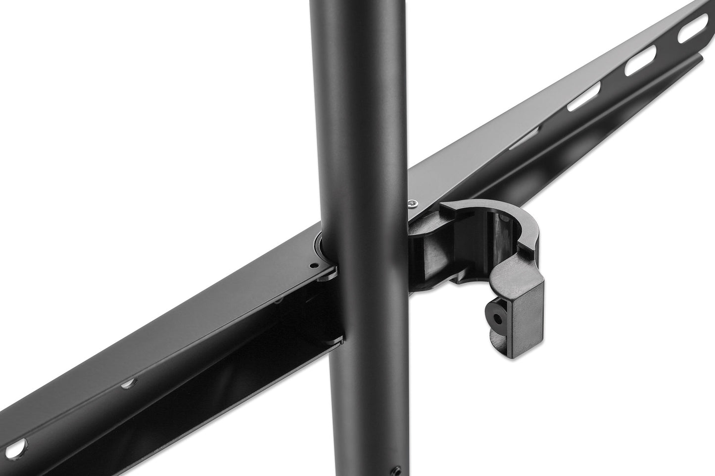 Mobiler TV-Ständer mit Stativbeinen für 45 bis 65 Zoll, schwenkbar und höhenverstellbar Image 8