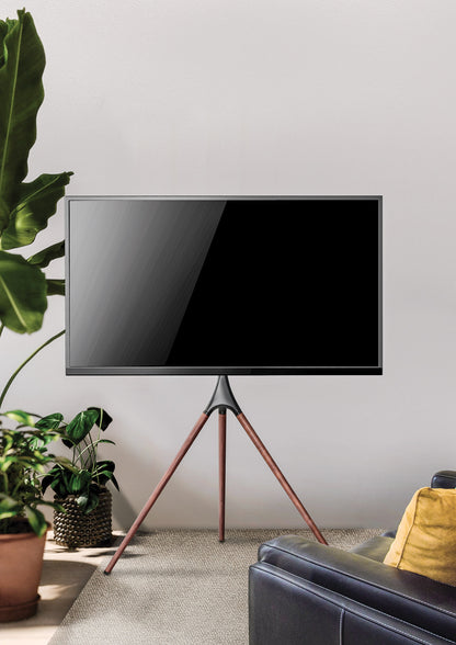 Mobiler TV-Ständer mit Stativbeinen für 45 bis 65 Zoll, schwenkbar und höhenverstellbar Image 10