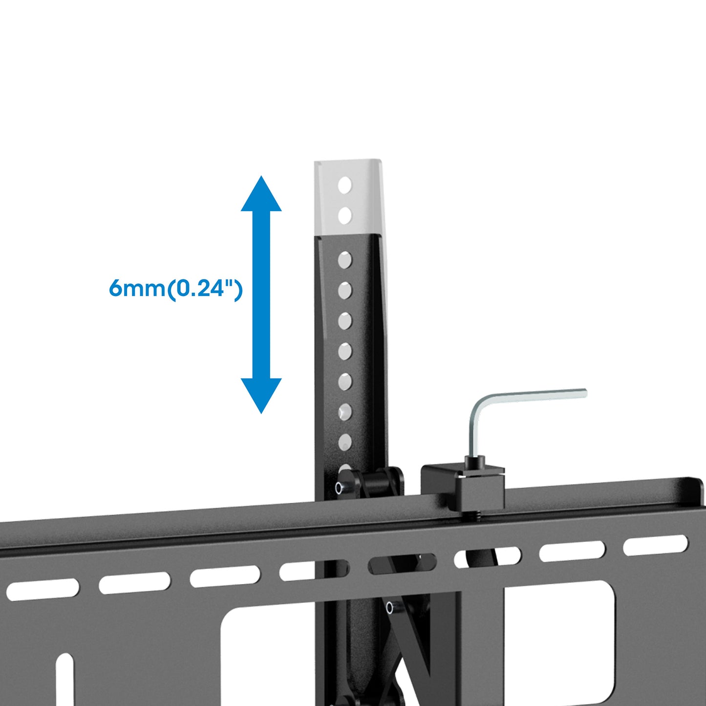 Anti-Diebstahl TV-Wandhalterung für 43 bis 90 Zoll, neigbar und ausziehbar Image 11
