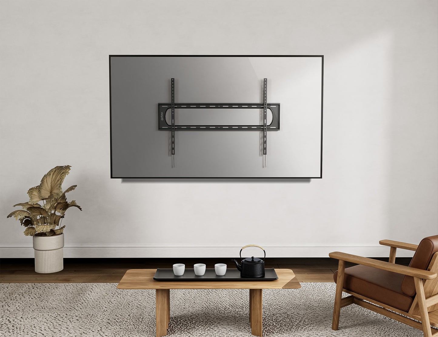 Ultraflache TV-Wandhalterung für 60 bis 120 Zoll, starr Image 9