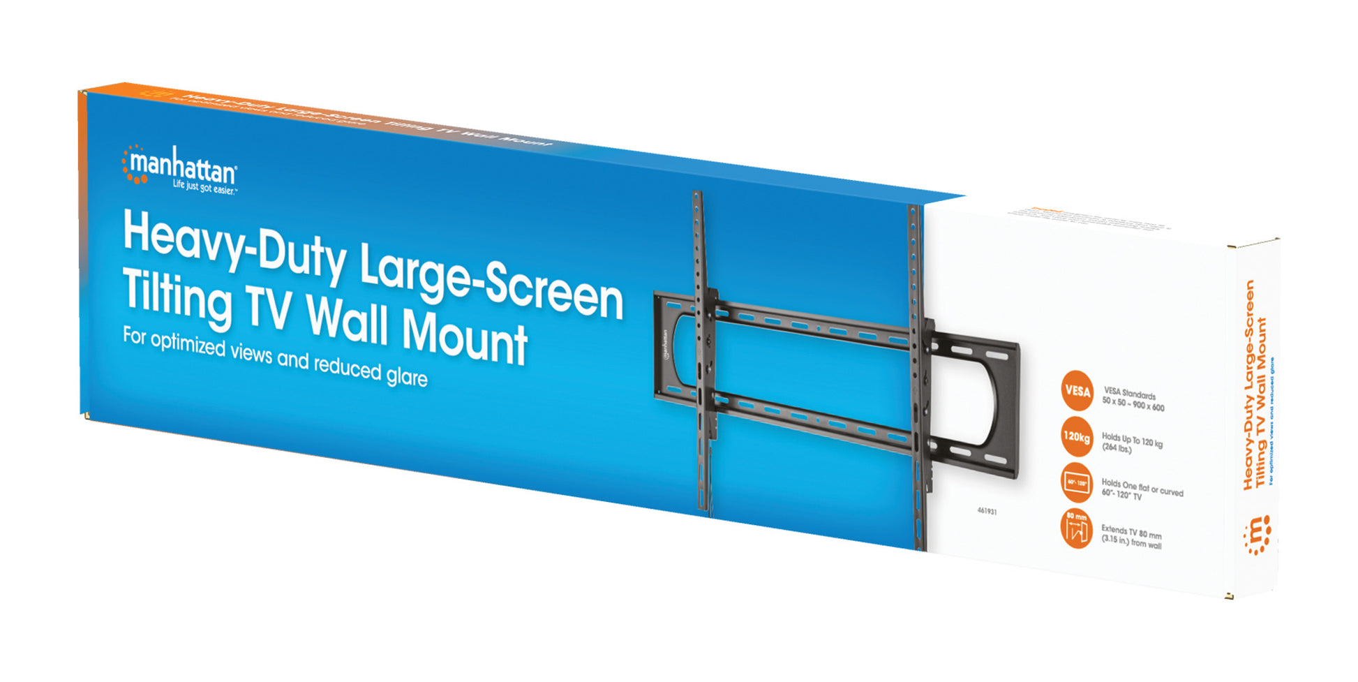 TV-Wandhalterung für 60 bis 120 Zoll, neigbar Packaging Image 2