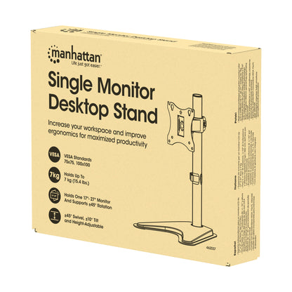 Tischhalterung mit Standfuß für einen Monitor von 17 bis 27 Zoll Packaging Image 2