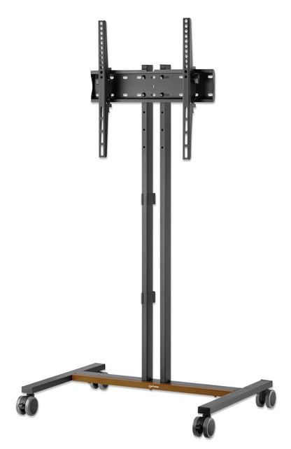 Kompakter TV-Ständer auf Rollen / Standfuß für 34 bis 55 Zoll, neigbar und höhenverstellbar Image 1