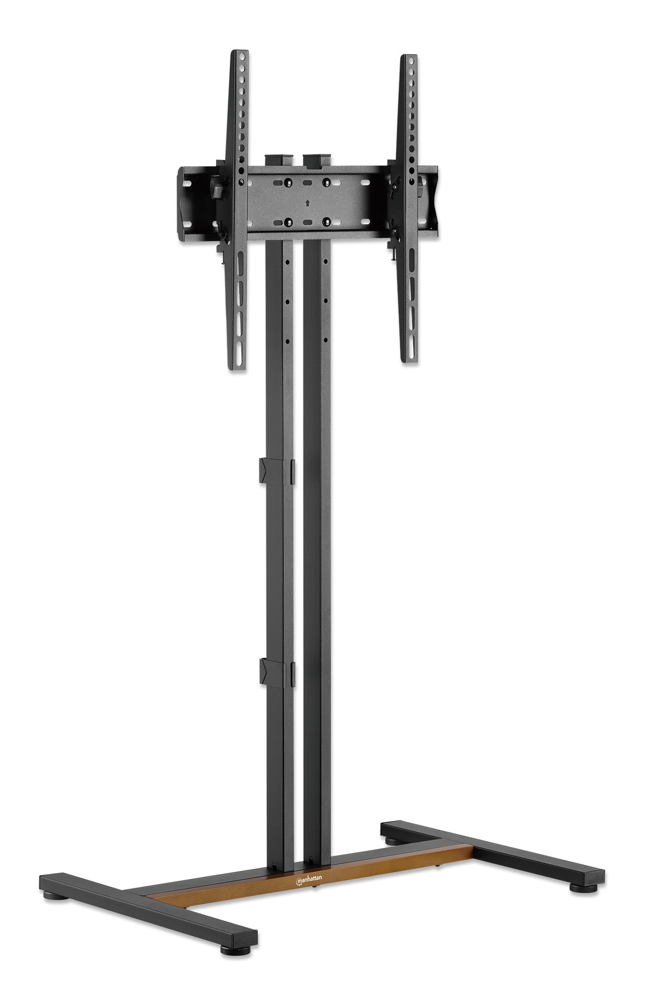 Kompakter TV-Ständer auf Rollen / Standfuß für 34 bis 55 Zoll, neigbar und höhenverstellbar Image 4