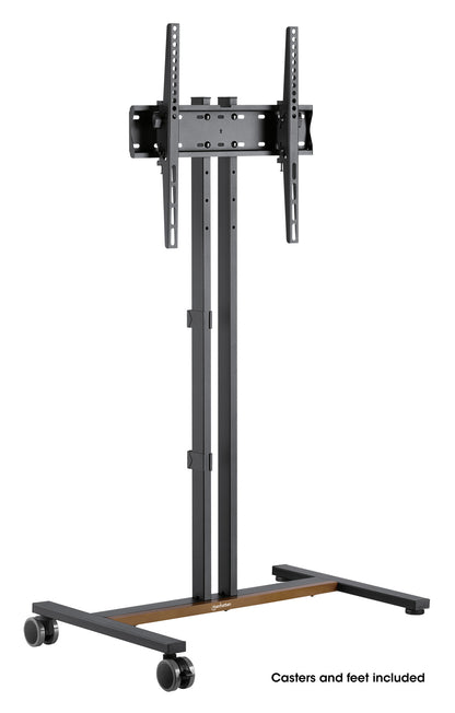Kompakter TV-Ständer auf Rollen / Standfuß für 34 bis 55 Zoll, neigbar und höhenverstellbar Image 8