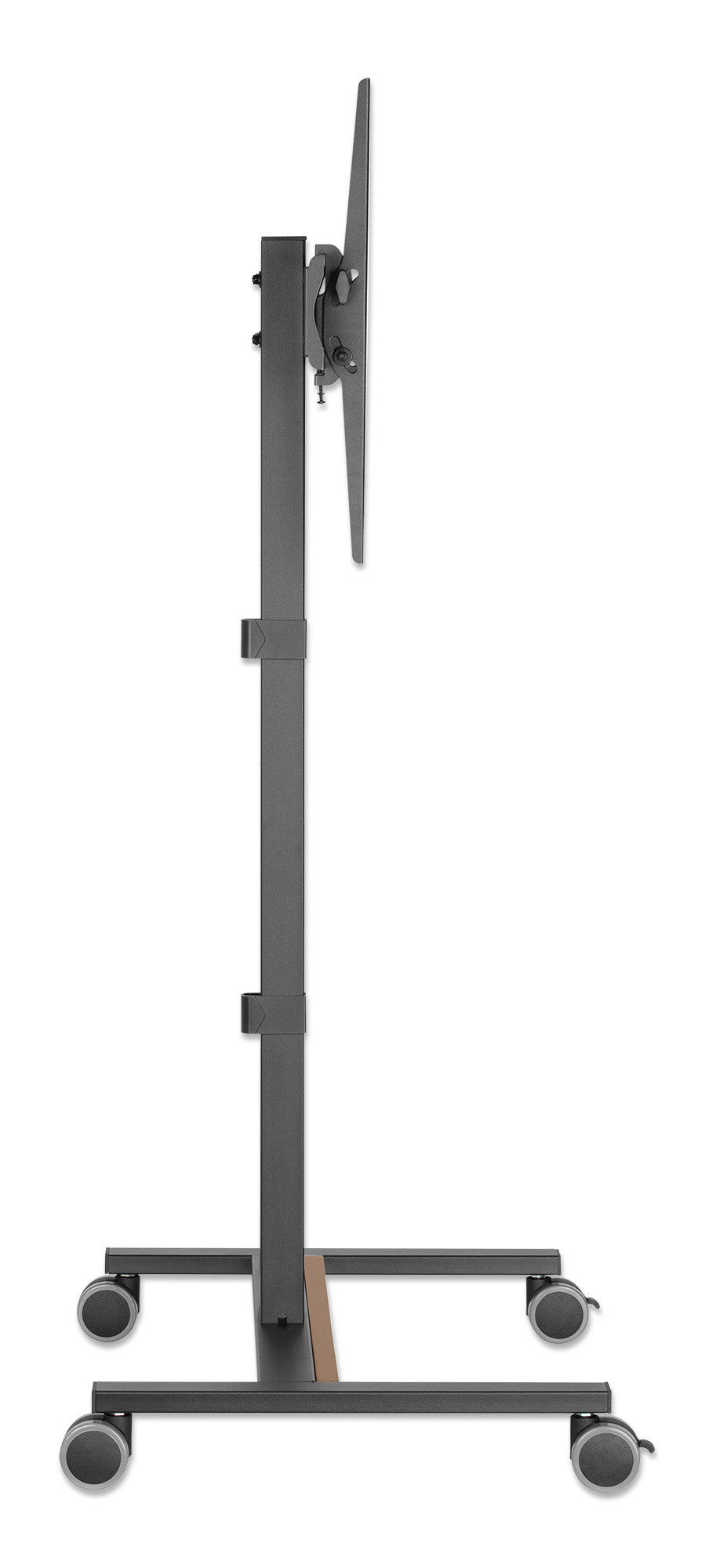 Kompakter TV-Ständer auf Rollen / Standfuß für 34 bis 55 Zoll, neigbar und höhenverstellbar Image 10