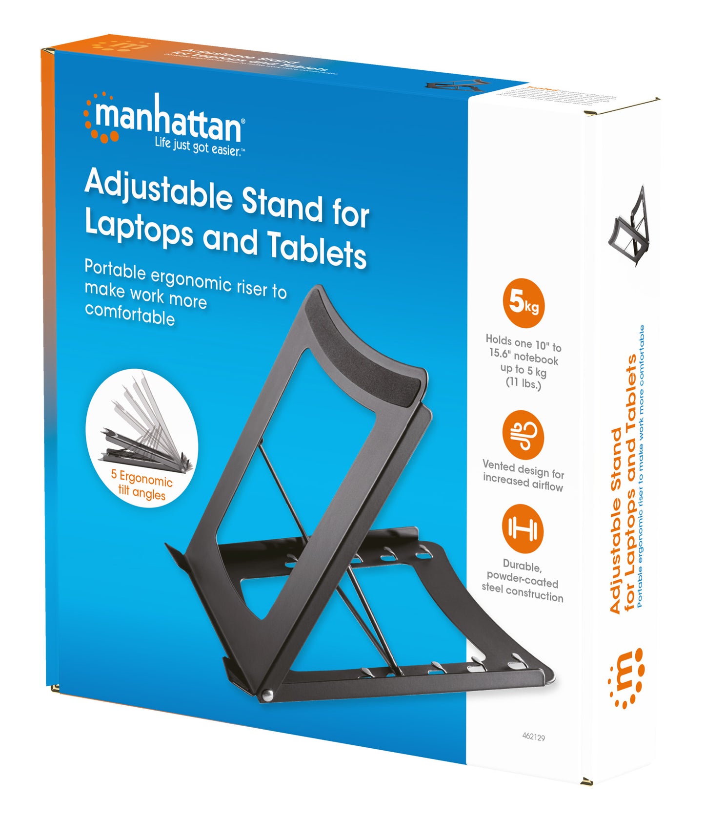 Höhenverstellbarer Ständer für Laptop und Tablet Packaging Image 2