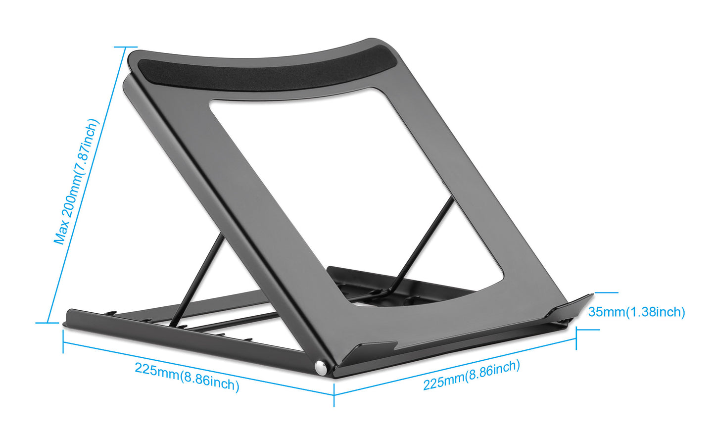 Höhenverstellbarer Ständer für Laptop und Tablet Image 3