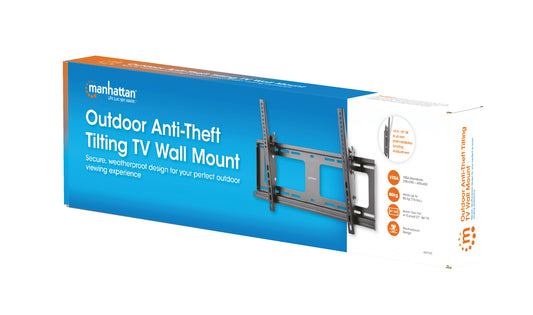 Outdoor Anti-Diebstahl TV-Wandhalterung für 37 bis 86 Zoll, neigbar Packaging Image 2