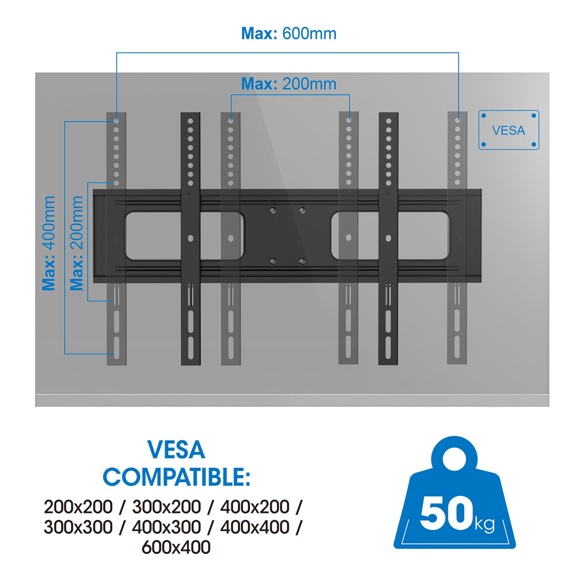 Outdoor TV-Wandhalterung für 37 bis 86 Zoll, vollbeweglich Image 11
