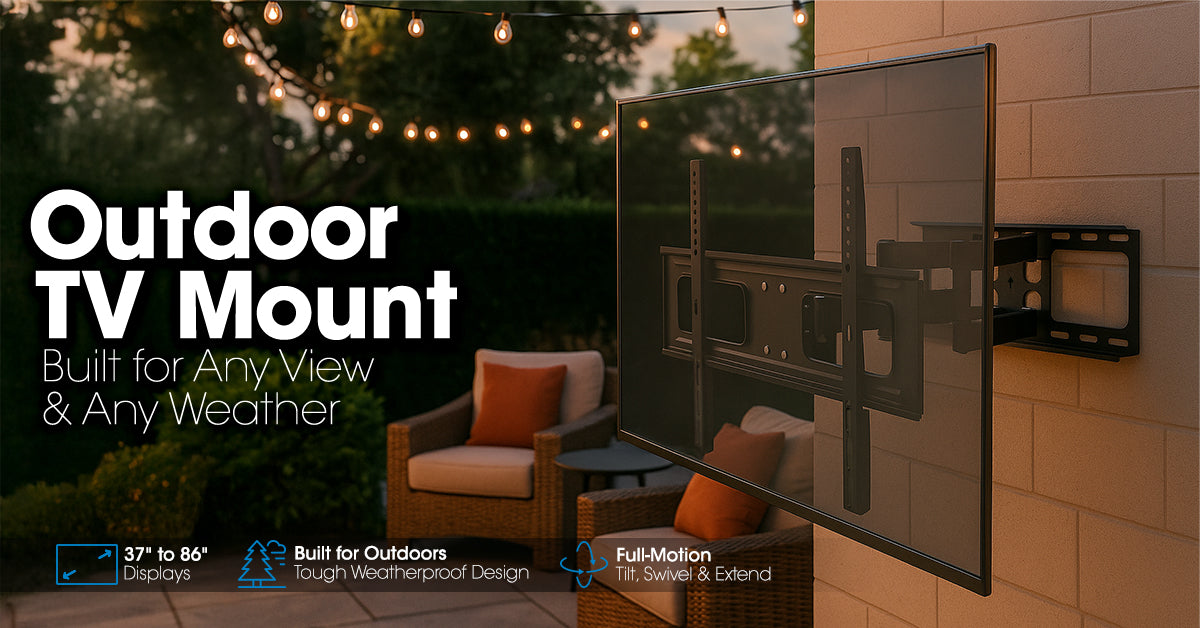 Outdoor TV-Wandhalterung für 37 bis 86 Zoll, vollbeweglich Image 15