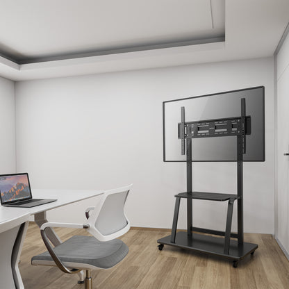 Multimedia TV-Ständer auf Rollen für 37 bis 100 Zoll, höhenverstellbar Image 9
