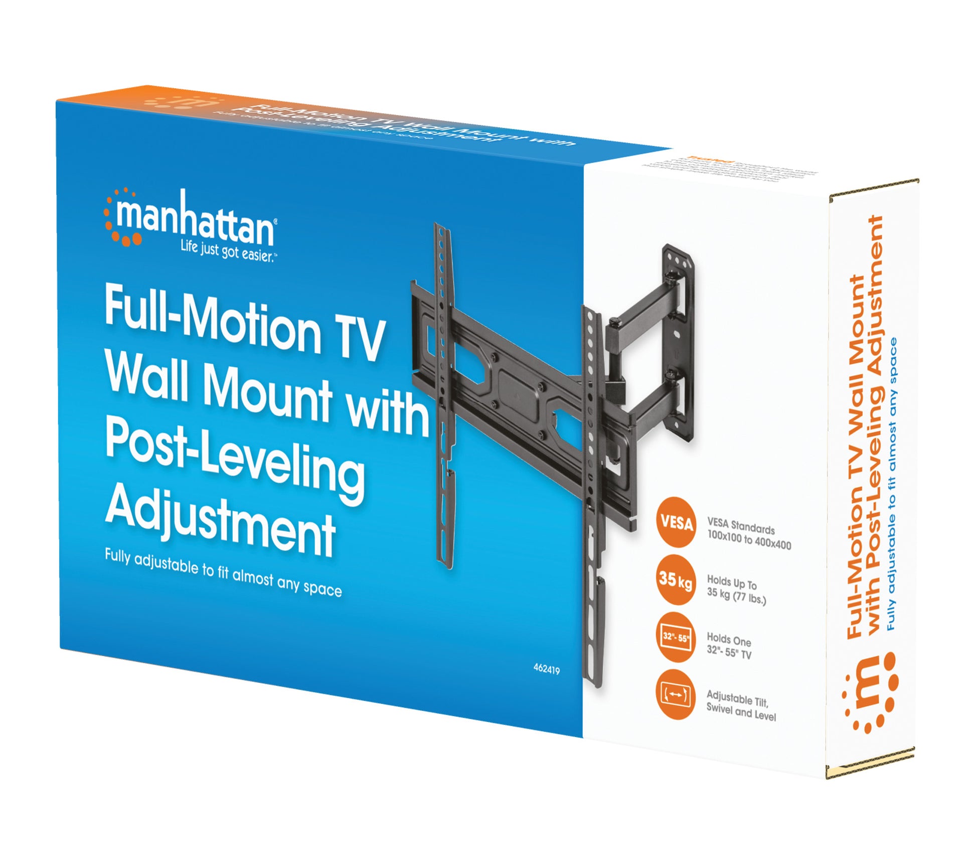 TV-Wandhalterung für 32 bis 55 Zoll, vollbeweglich Packaging Image 2