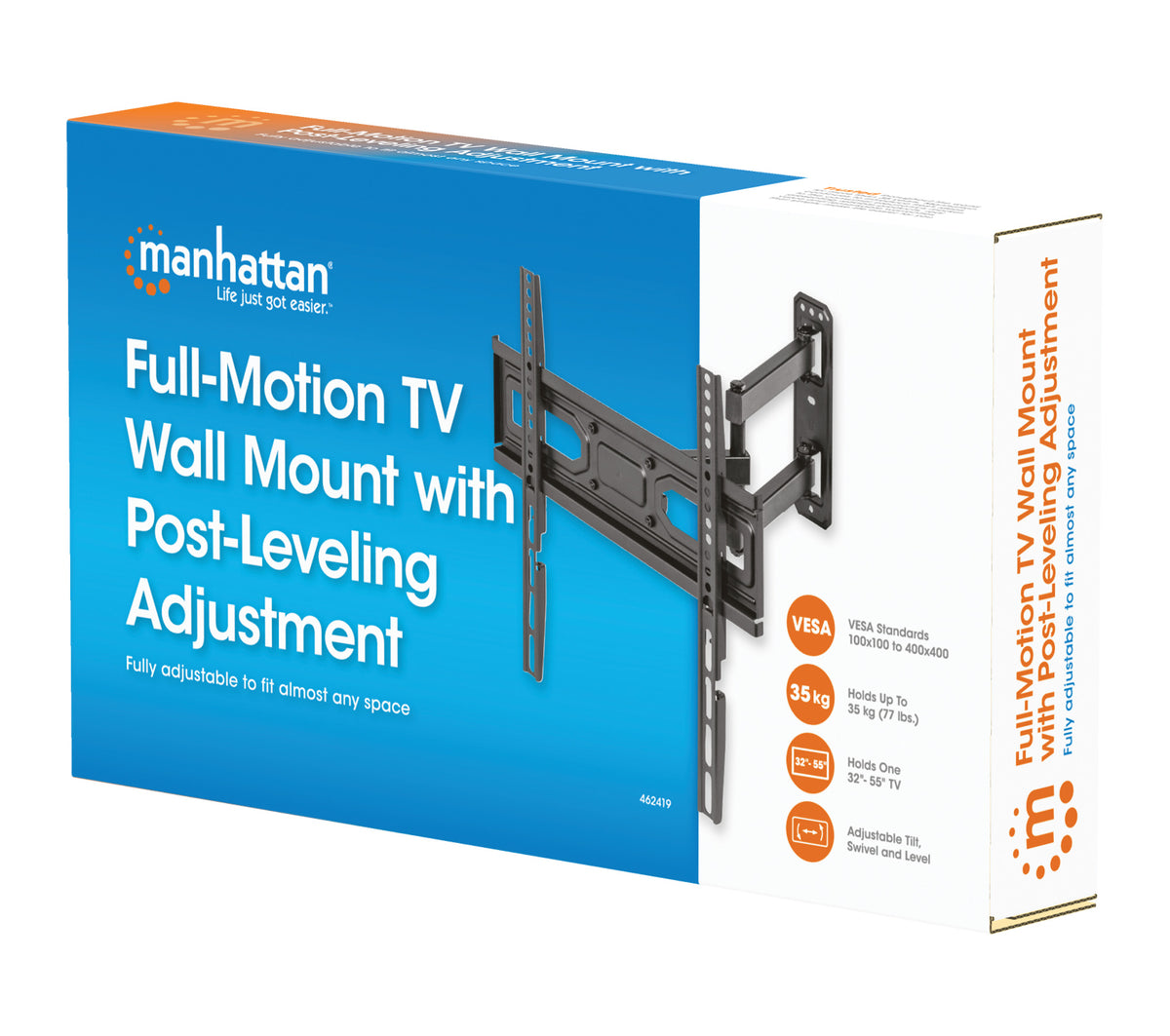 TV-Wandhalterung für 32 bis 55 Zoll, vollbeweglich Packaging Image 2