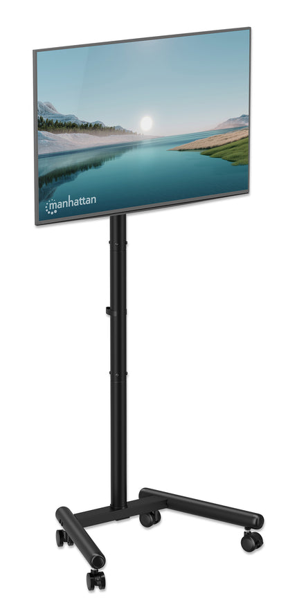 Kompakter TV- und Monitorständer auf Rollen für 13 bis 50 Zoll, neigbar und höhenverstellbar Image 6