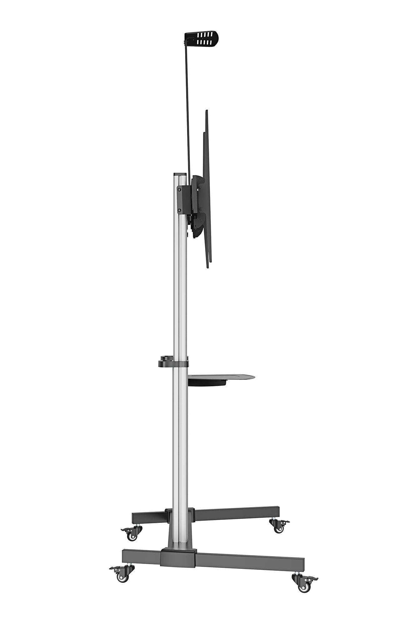 Multimedia TV-Ständer auf Rollen für 60 bis 100 Zoll, neigbar und höhenverstellbar Image 7