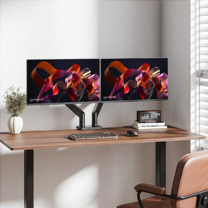 Tischhalterung für zwei Monitore von 17 bis 45 Zoll Image 6