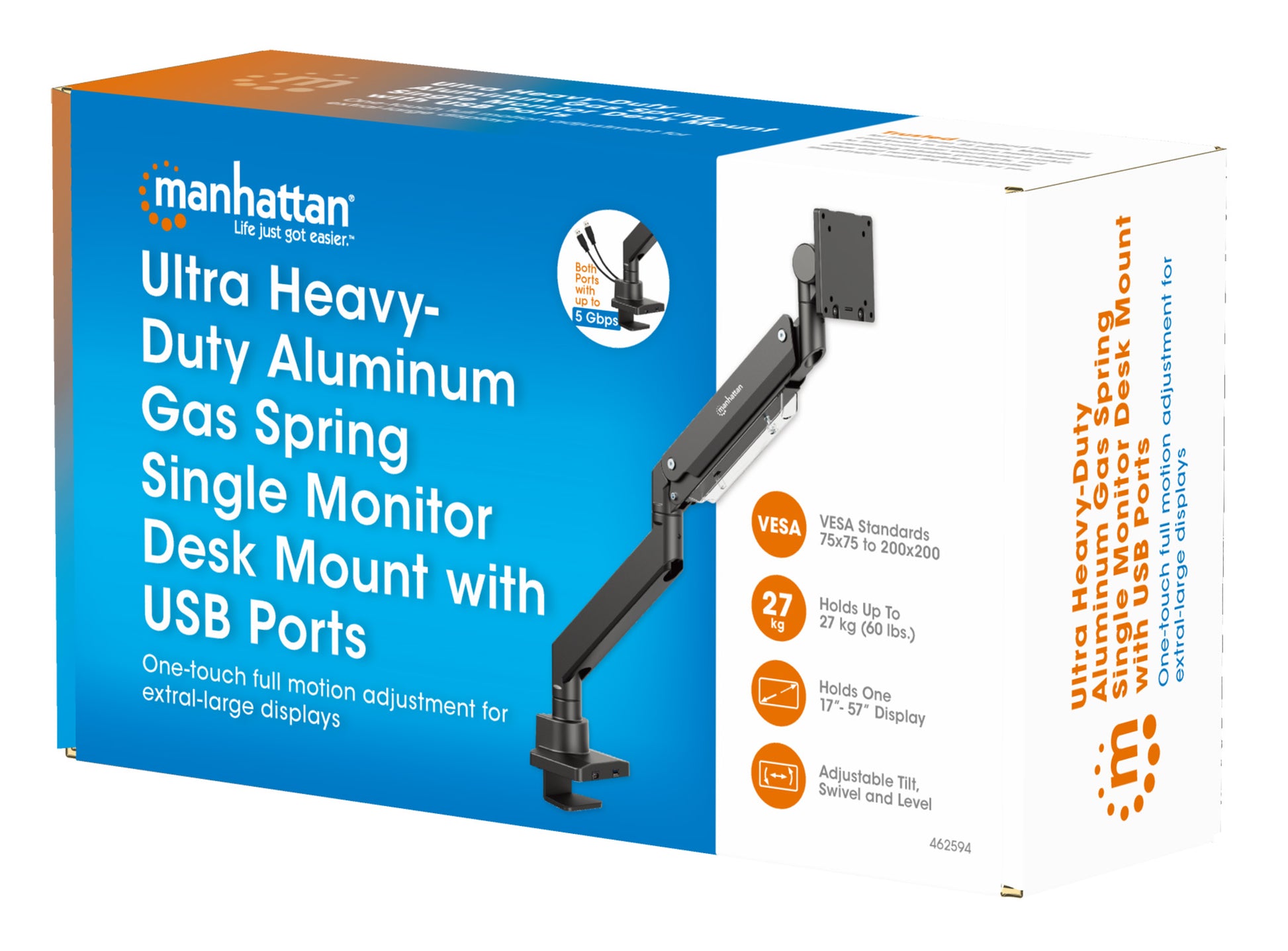 Tischhalterung mit USB-Ports für einen Monitor von 17 bis 57 Zoll Packaging Image 2