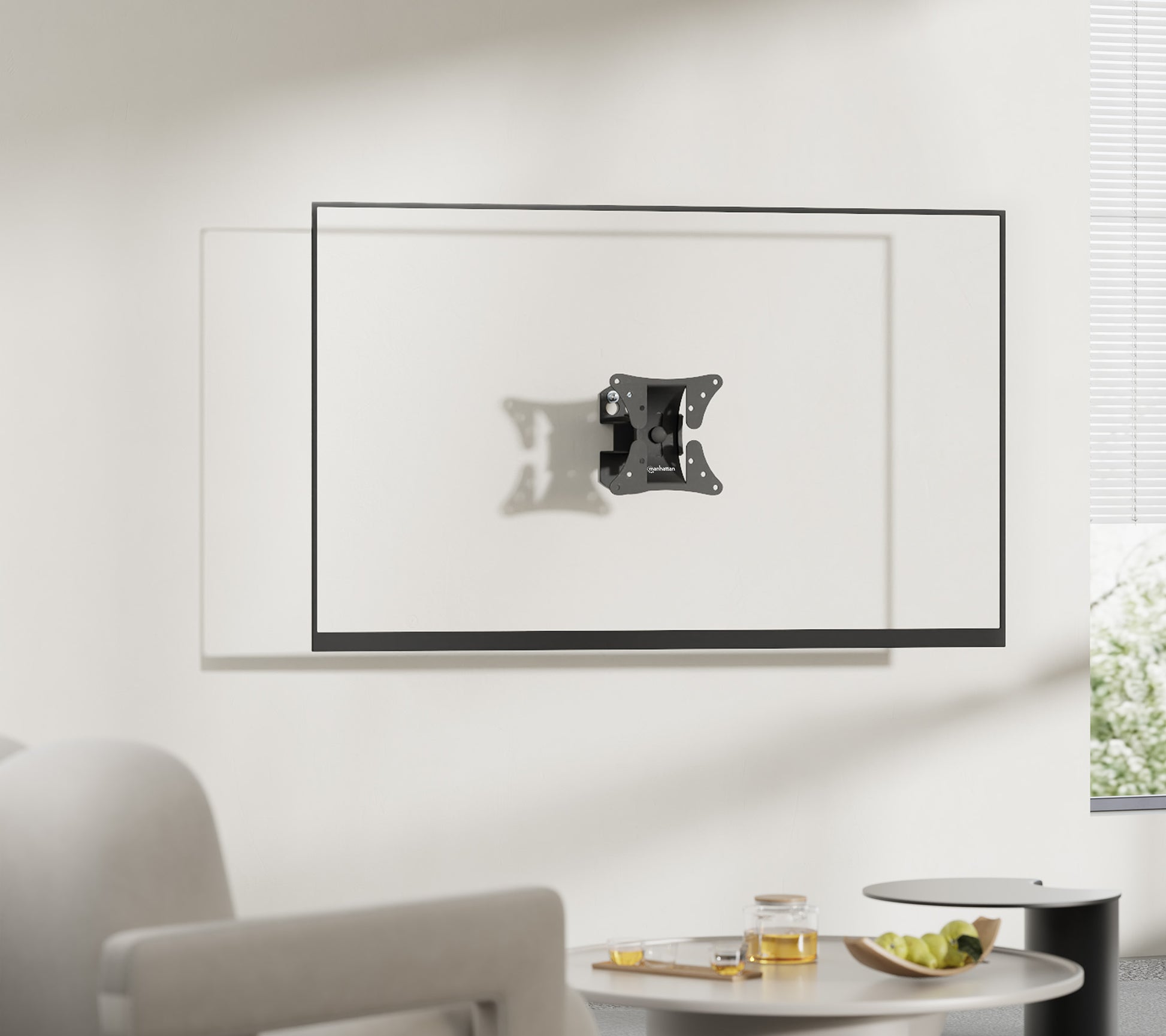 TV- und Monitorwandhalterung für 13 bis 32 Zoll, neigbar und schwenkbar Image 6