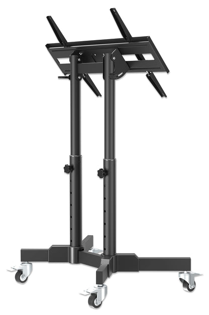 Kompakter TV-Ständer auf Rollen für 23 bis 70 Zoll, neigbar und höhenverstellbar Image 11