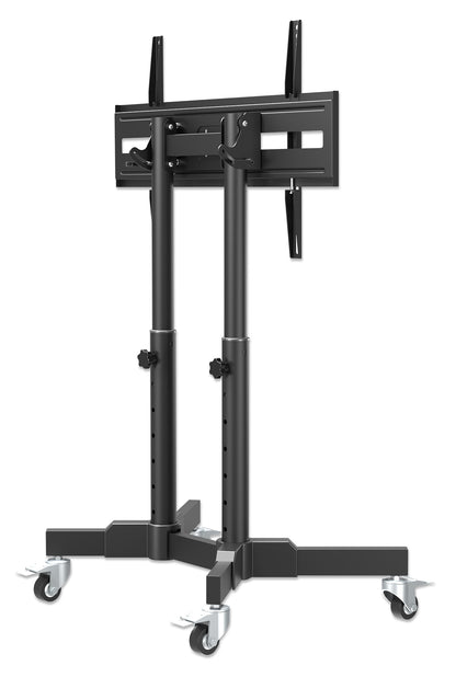 Kompakter TV-Ständer auf Rollen für 23 bis 70 Zoll, neigbar und höhenverstellbar Image 12