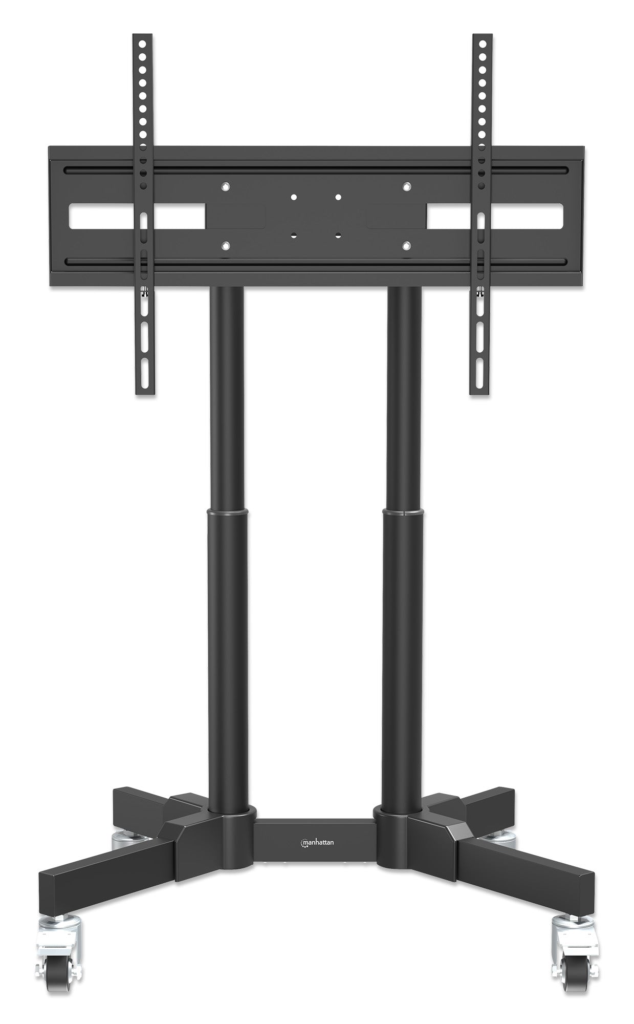 Kompakter TV-Ständer auf Rollen für 23 bis 70 Zoll, neigbar und höhenverstellbar Image 6