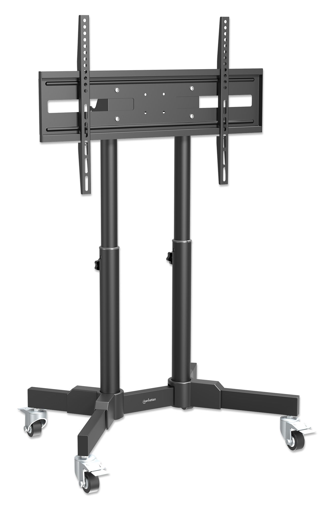 Kompakter TV-Ständer auf Rollen für 23 bis 70 Zoll, neigbar und höhenverstellbar Image 10