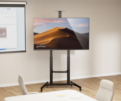 Multimedia TV-Ständer auf Rollen für 60 bis 120 Zoll, neigbar und höhenverstellbar Image 3