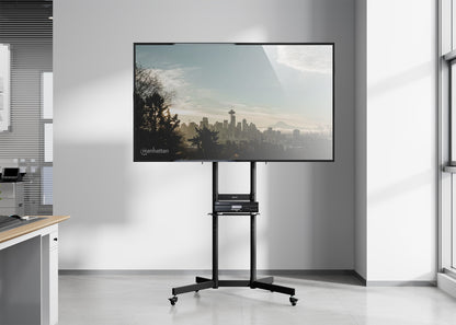 TV-Ständer auf Rollen für 37 bis 70 Zoll, neigbar und höhenverstellbar Image 6