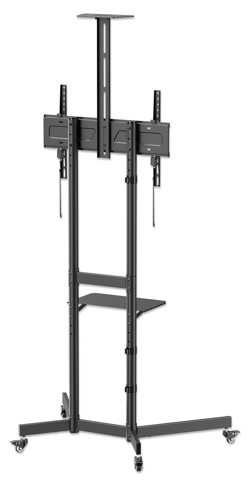 TV-Ständer auf Rollen für 37 bis 70 Zoll, neigbar und höhenverstellbar Image 7