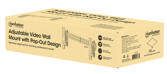 Videowand-Halterung, verstellbar und ausziehbar, für 37 bis 80 Zoll Packaging Image 2