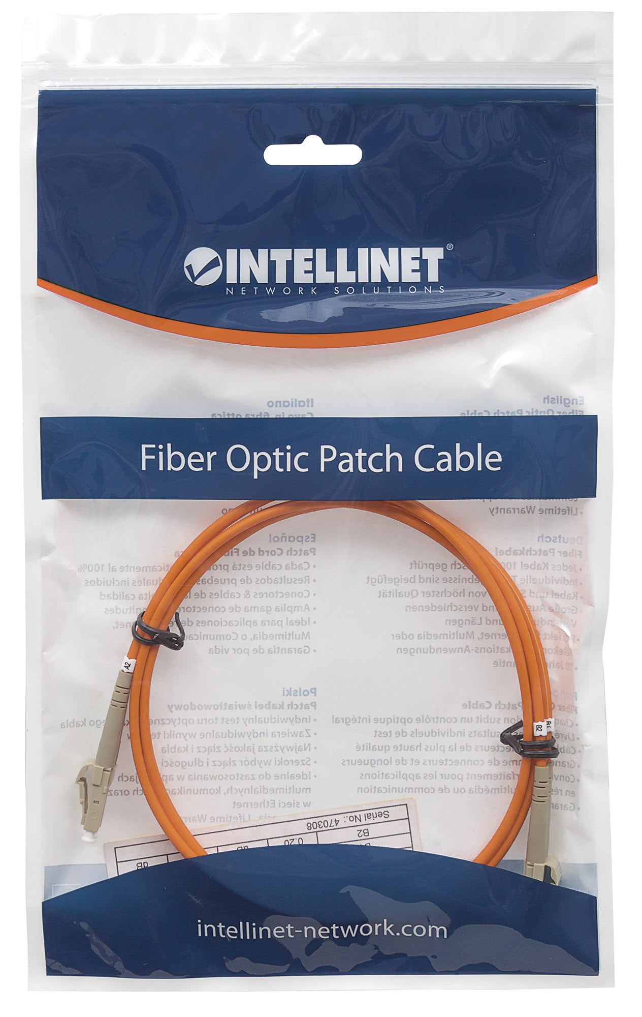 Glasfaser LWL-Anschlusskabel, Duplex, Multimode Packaging Image 2