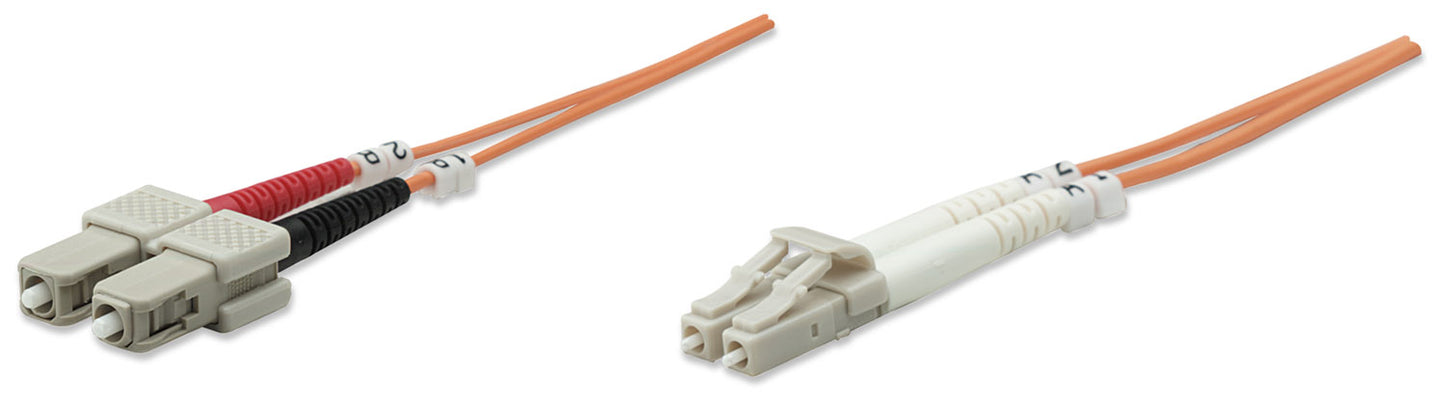 Glasfaser LWL-Anschlusskabel, Duplex, Multimode Image 1