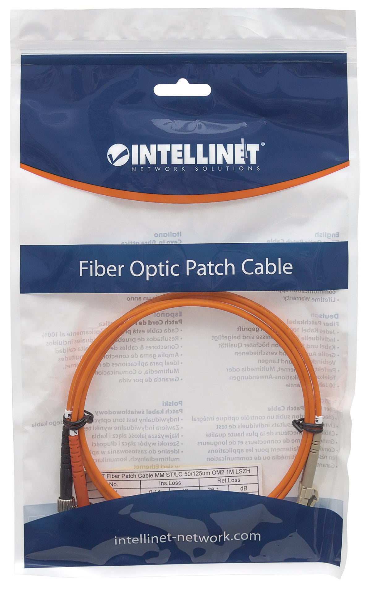 Glasfaser LWL-Anschlusskabel, Duplex, Multimode Packaging Image 2