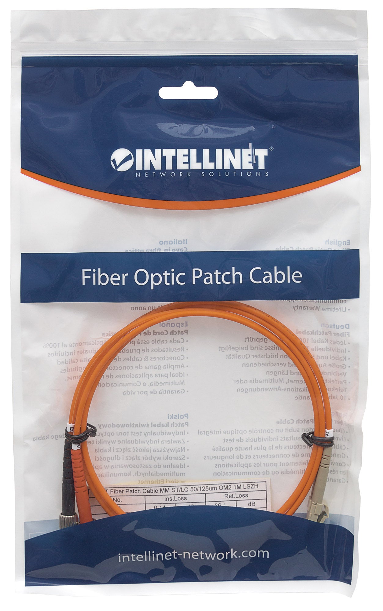Glasfaser LWL-Anschlusskabel, Duplex, Multimode Packaging Image 2