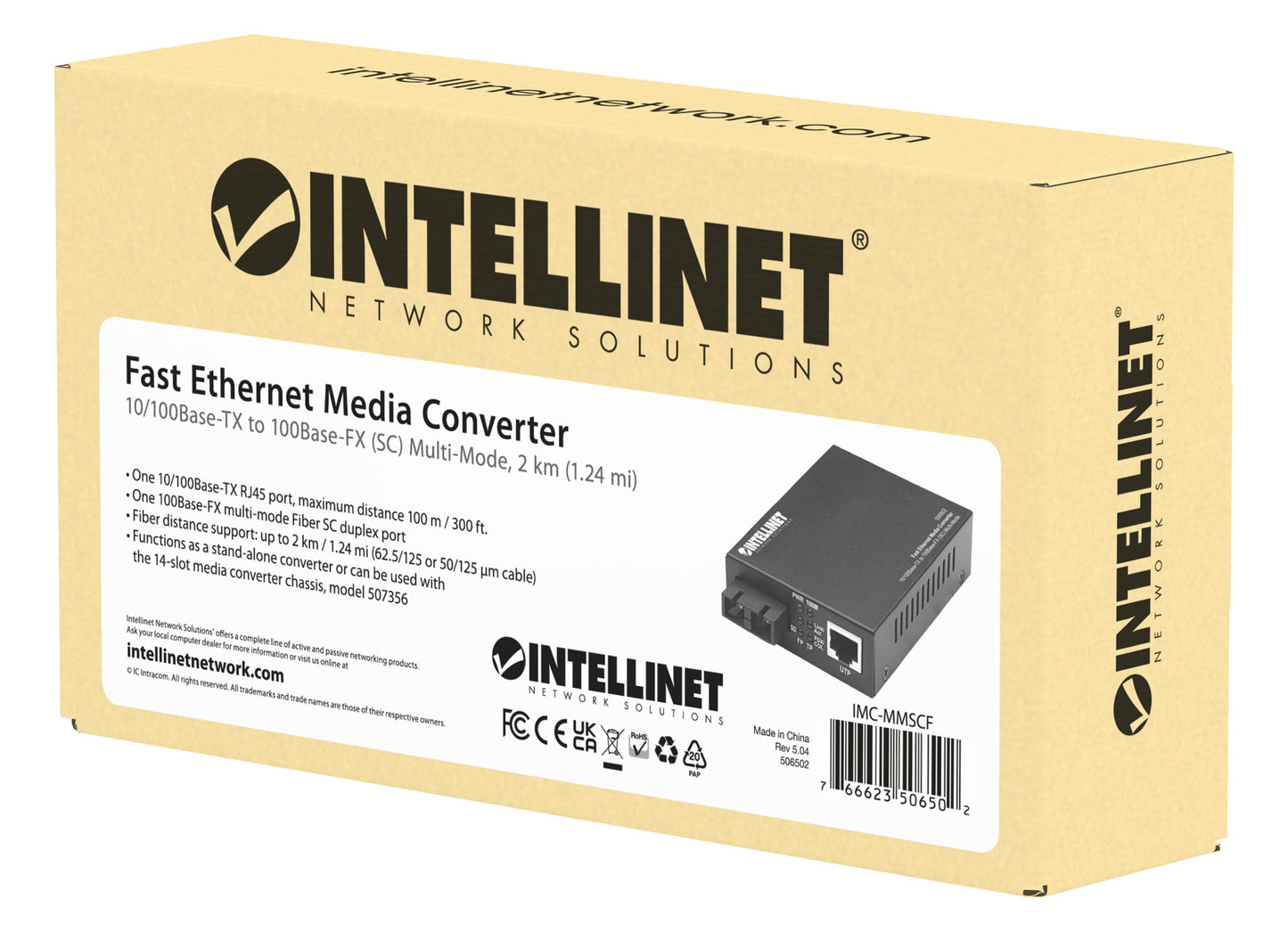 Fast Ethernet Medienkonverter Packaging Image 2