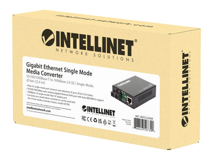 Gigabit Ethernet Singlemode Medienkonverter Packaging Image 2