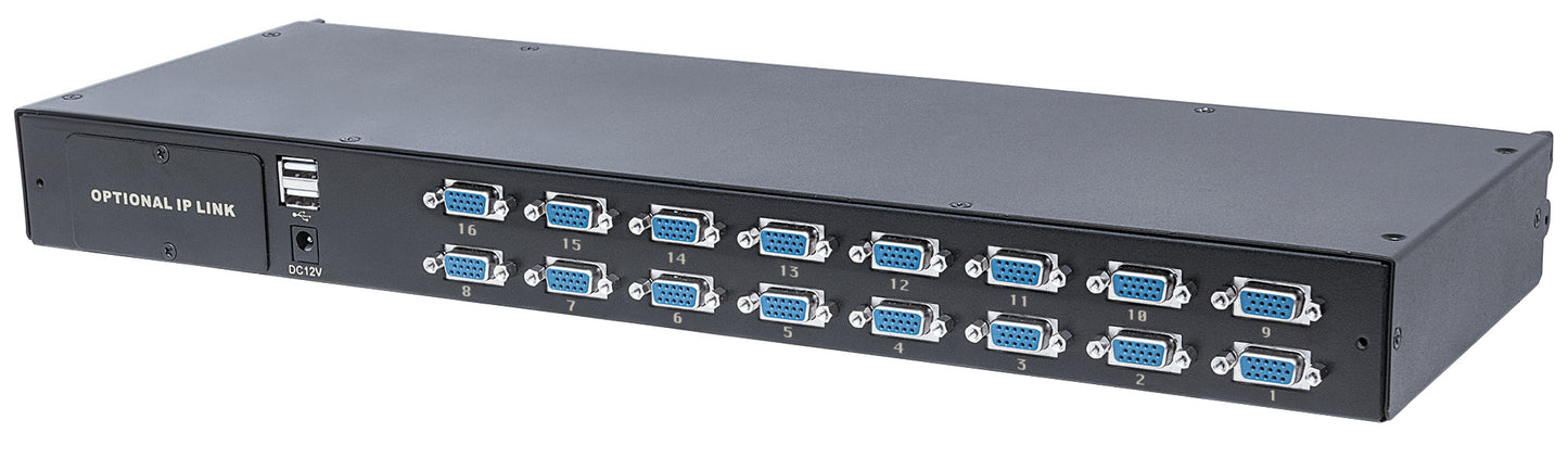 Modularer 16-Port KVM-Switch mit VGA-Schnittstelle Image 1
