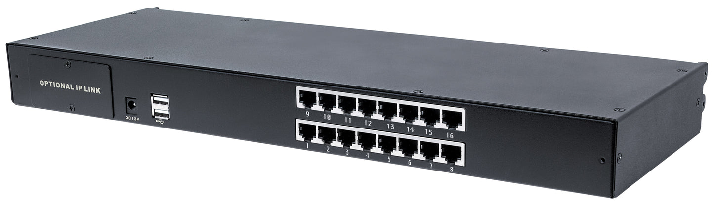 Modularer 16-Port KVM-Switch mit Cat5-/VGA-Schnittstelle Image 1