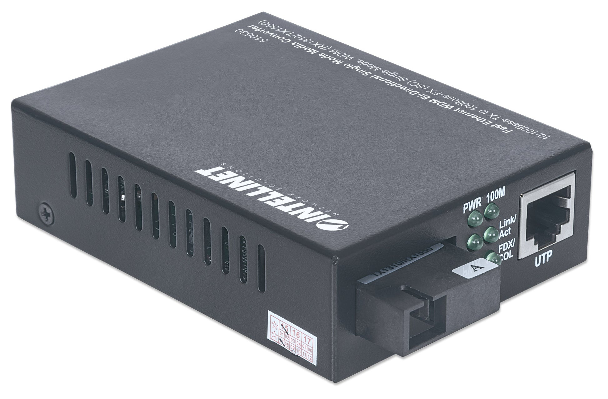 Fast Ethernet WDM bidirektionaler Singlemode Medienkonverter Image 2