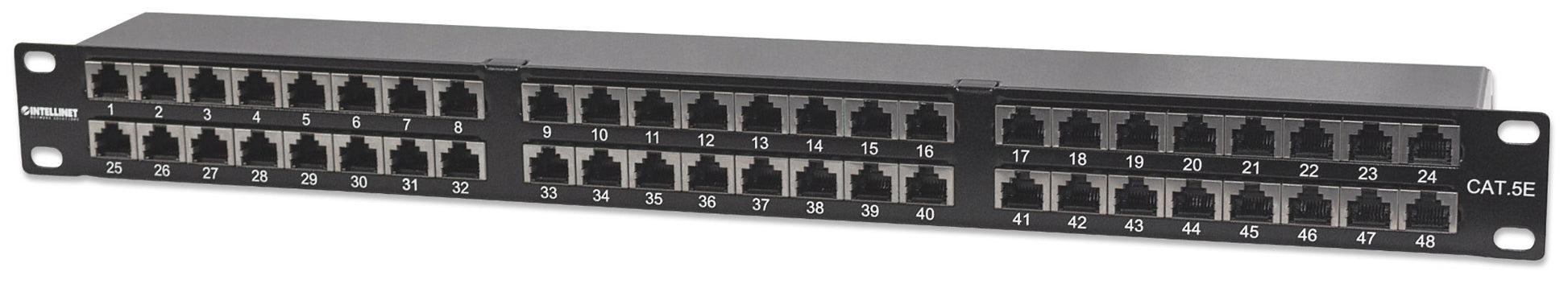 Cat5e 48-Port Patchpanel, geschirmt, 1 HE Image 1